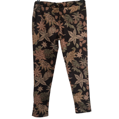 Brown Flowers - Pants