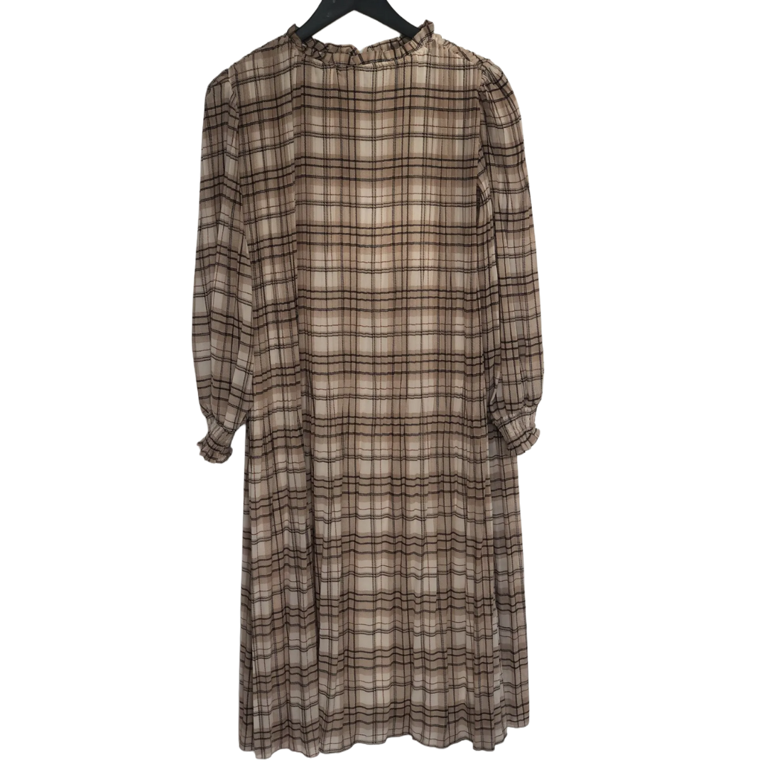 Checkered Beige - Dress