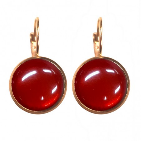 Dots Chili Red - Earrings