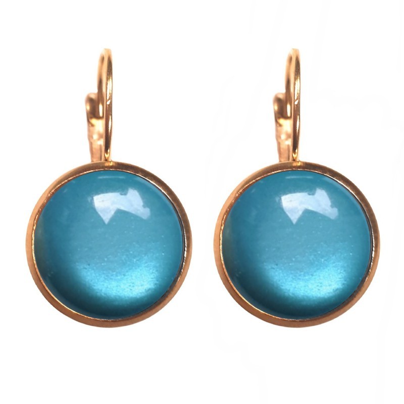 Dots Fjord Blue - Earrings